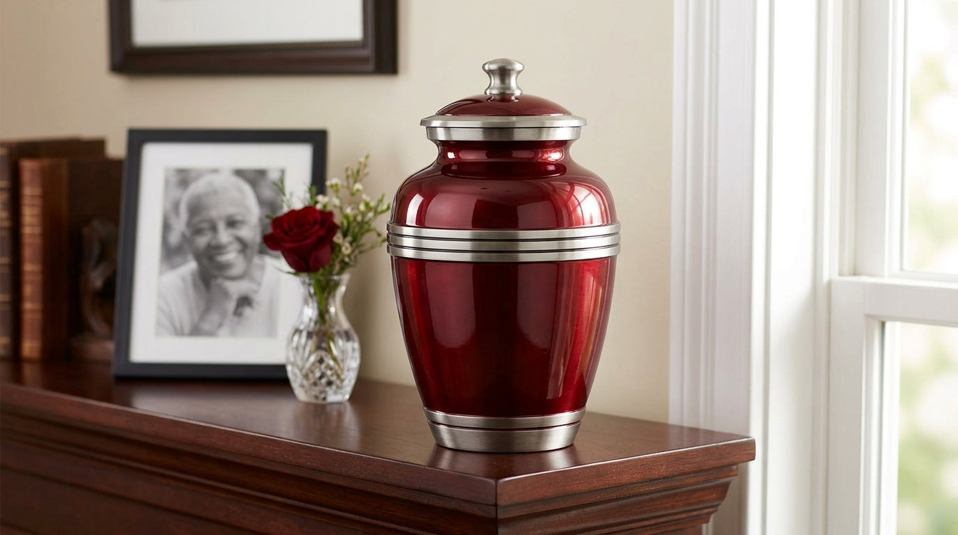 Groovy Ruby Urn