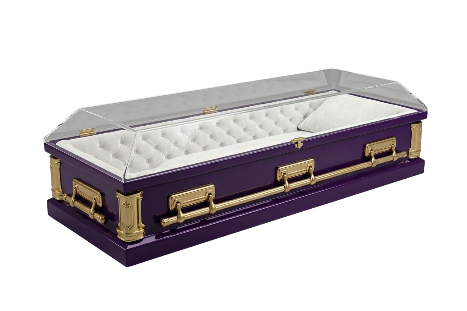 Clear Top Royal Casket