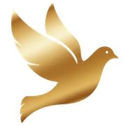 Rest Assured Memorials Dove Logo