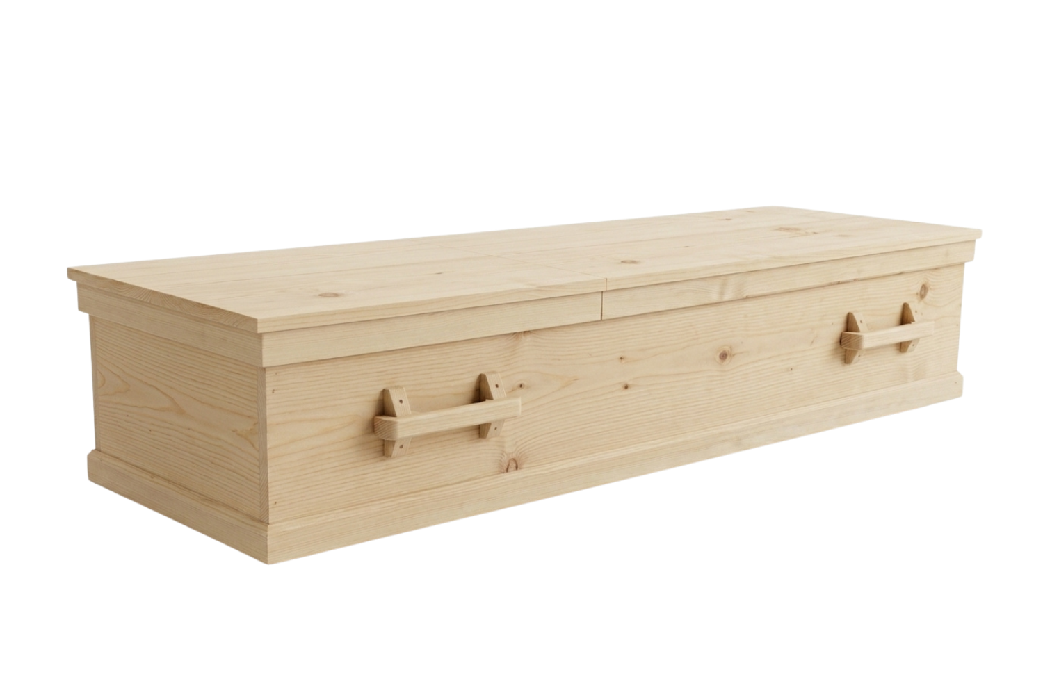 Natural Pine Eco-Friendly Casket