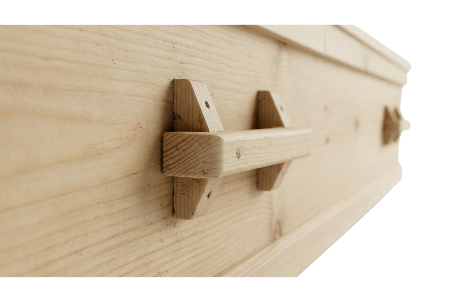 Natural Pine Eco-Friendly Casket