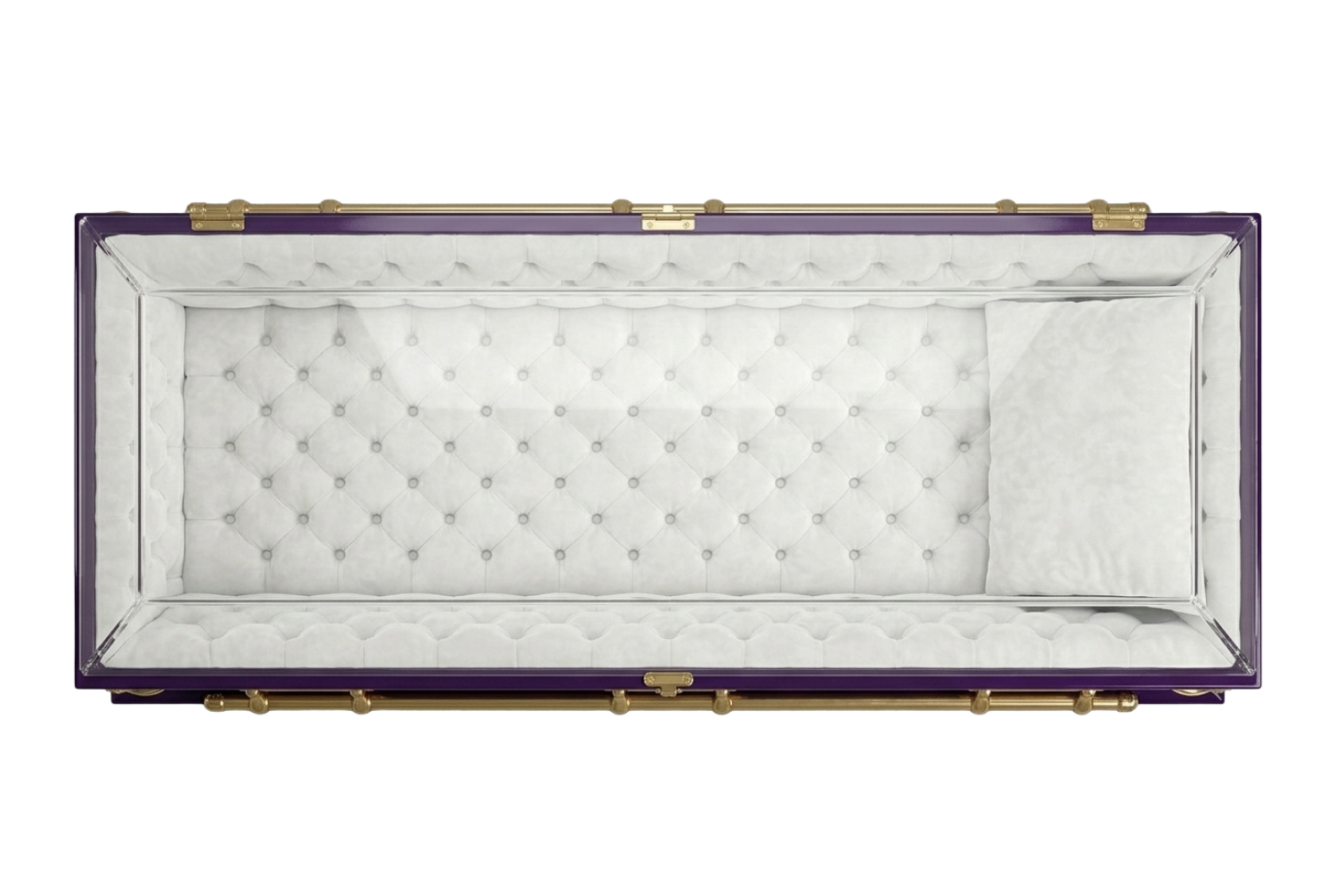 Clear Top Royal Casket