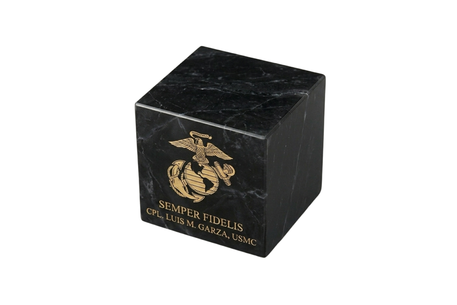 Marine Corps Marble Urn
