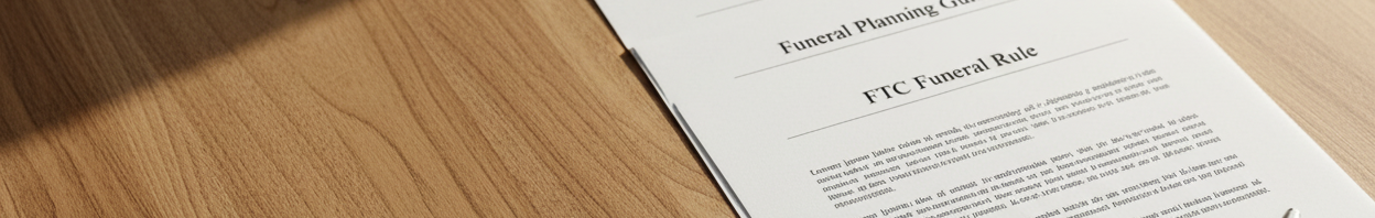 FTC Funeral Rule documents for funeral planning rights